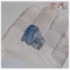 画像7: 断面標本 希少特殊カラー ブルーフローライト 青蛍石 No.5987 (7)