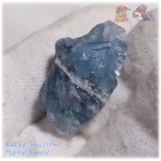 画像7: 断面標本 希少特殊カラー ブルーフローライト 青蛍石 No.5988 (7)