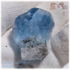 画像5: 断面標本 希少特殊カラー ブルーフローライト 青蛍石 No.5989 (5)