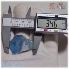 画像9: 断面標本 希少特殊カラー ブルーフローライト 青蛍石 No.5989 (9)