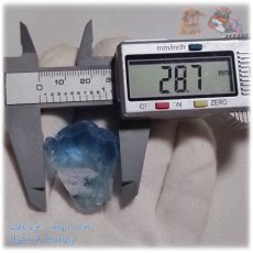 画像10: 断面標本 希少特殊カラー ブルーフローライト 青蛍石 No.5989 (10)