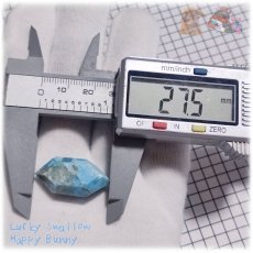 画像11: ブルーアパタイト 燐灰石 マダガスカル産 ファセットカット apatite No.6038 (11)