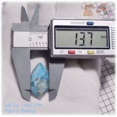 画像12: ブルーアパタイト 燐灰石 マダガスカル産 ファセットカット apatite No.6038 (12)