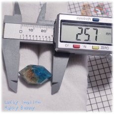 画像12: ブルーアパタイト 燐灰石 マダガスカル産 ファセットカット apatite No.6039 (12)