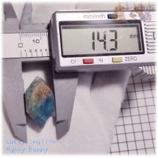 画像13: ブルーアパタイト 燐灰石 マダガスカル産 ファセットカット apatite No.6039 (13)