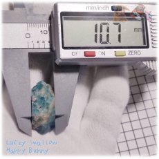 画像14: ブルーアパタイト 燐灰石 マダガスカル産 ファセットカット apatite No.6039 (14)