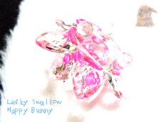 画像8: クリスタルガラス ロータス ピンク てんてんの贈り物♪ No.02 (8)