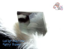 画像2: 工房謹製 フロスト フローライト八面体 改 魔石V2 （別名：蛍石 螢石 fluorite フッ化カルシウム フルオライト  ）♪No.2783♪ (2)