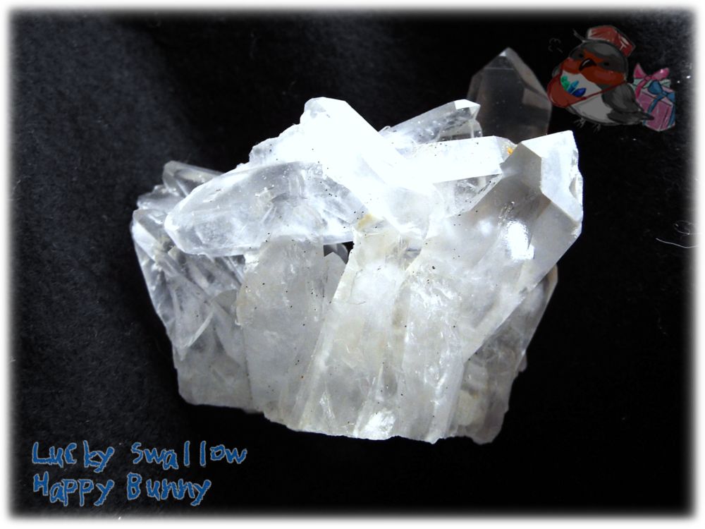 天然石 天然水晶クラスター 標本 原石（別名：クォーツ quartz 石英） No.3465 鉱石・石類 小さなミネラルフェス♪ 天然水晶