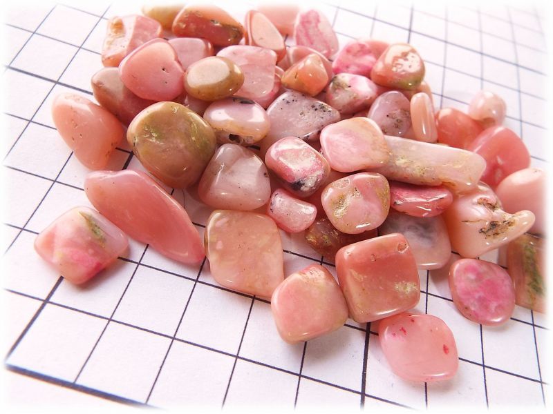 10ｇ ペルー産 ピンクオパール さざれ石 無選別 量り売り