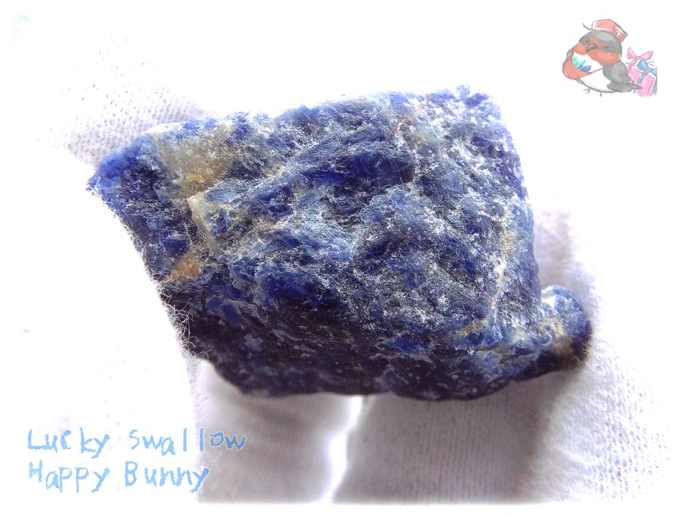天然石 アフガニスタン産 高品質 ソーダライト 原石 No.3646 鉱石・石