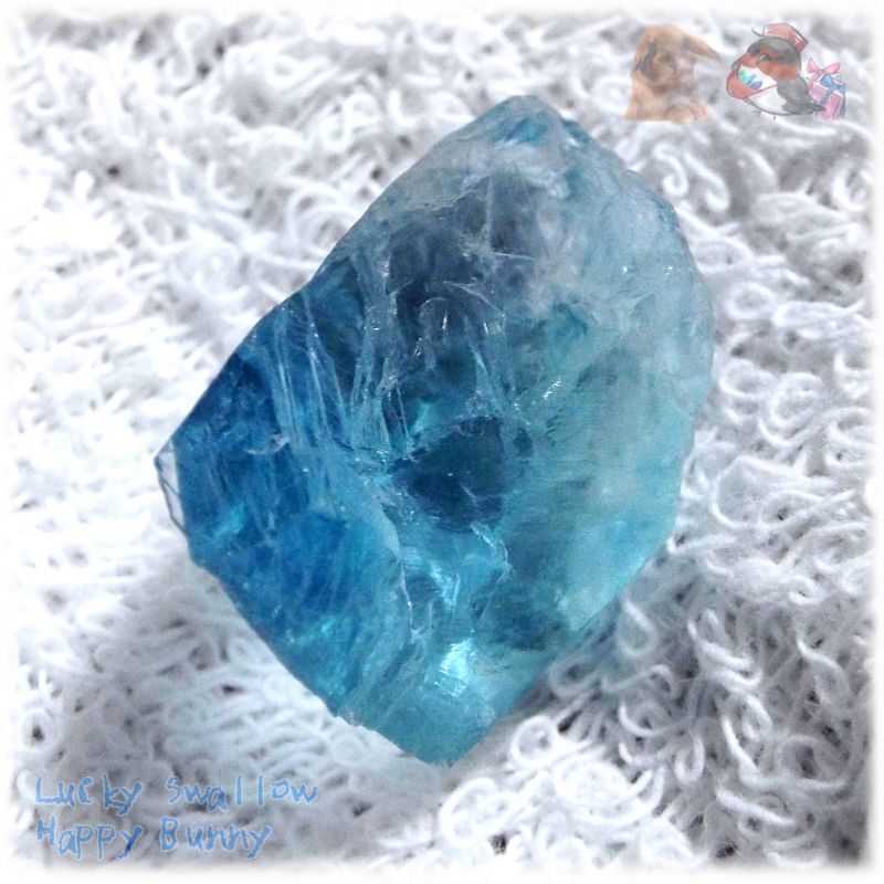 秘蔵品 宝石質 高度結晶化 特殊希少カラー ブルーフローライト 結晶 蛍石 原石 No.4525