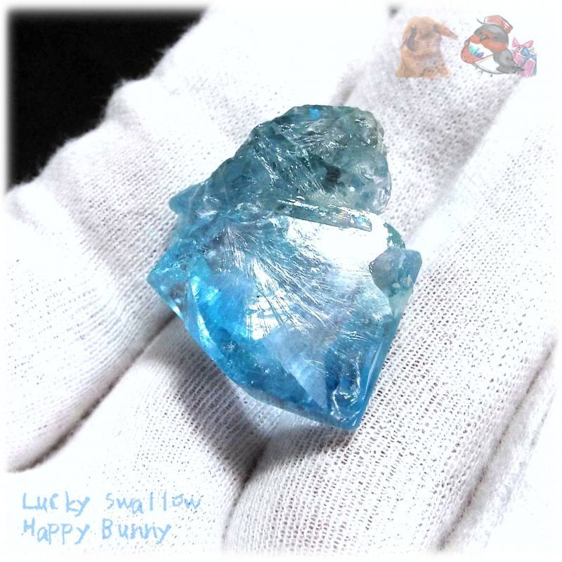 巨大！凄まじいパワー！約3kg越え！ブルーフローライト原石(結晶)-
