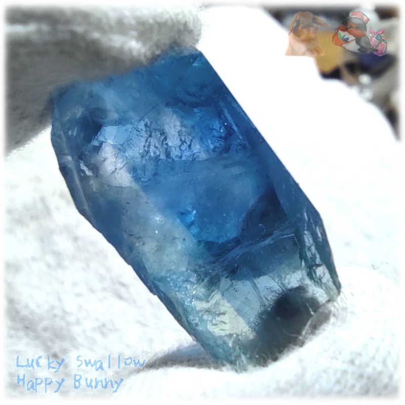 天然石 ◇ 結晶断面標本セット 秘蔵品 宝石質 特殊希少カラー ブルー 