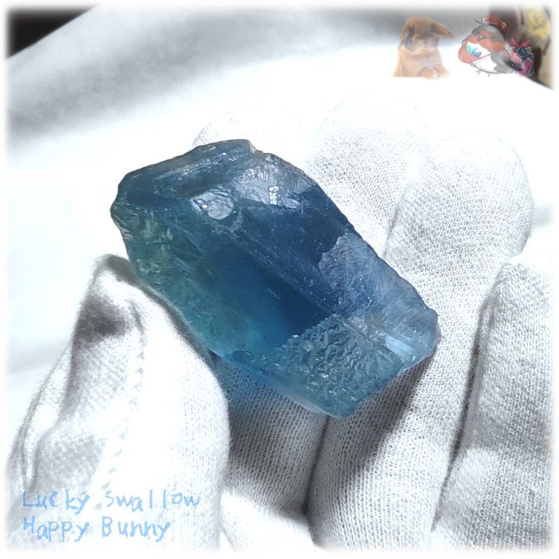 天然石 ◇ 秘蔵品 宝石質 特殊希少カラー ブルーフローライト 欠片 