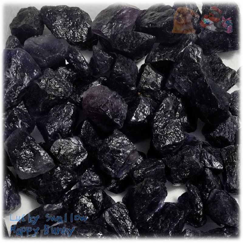 ◆ 業務用 ダークパープルフローライト 紫色 原石 無選別 未洗浄 約100ｇ 量り売り 天然石 ♪3117