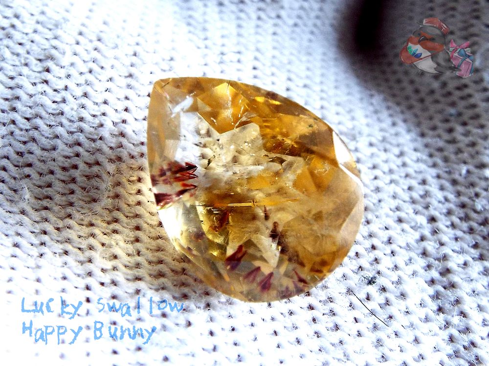天然石 天然 宝石 ルチルクォーツ ブラジル産（別名：針水晶 ）♪No
