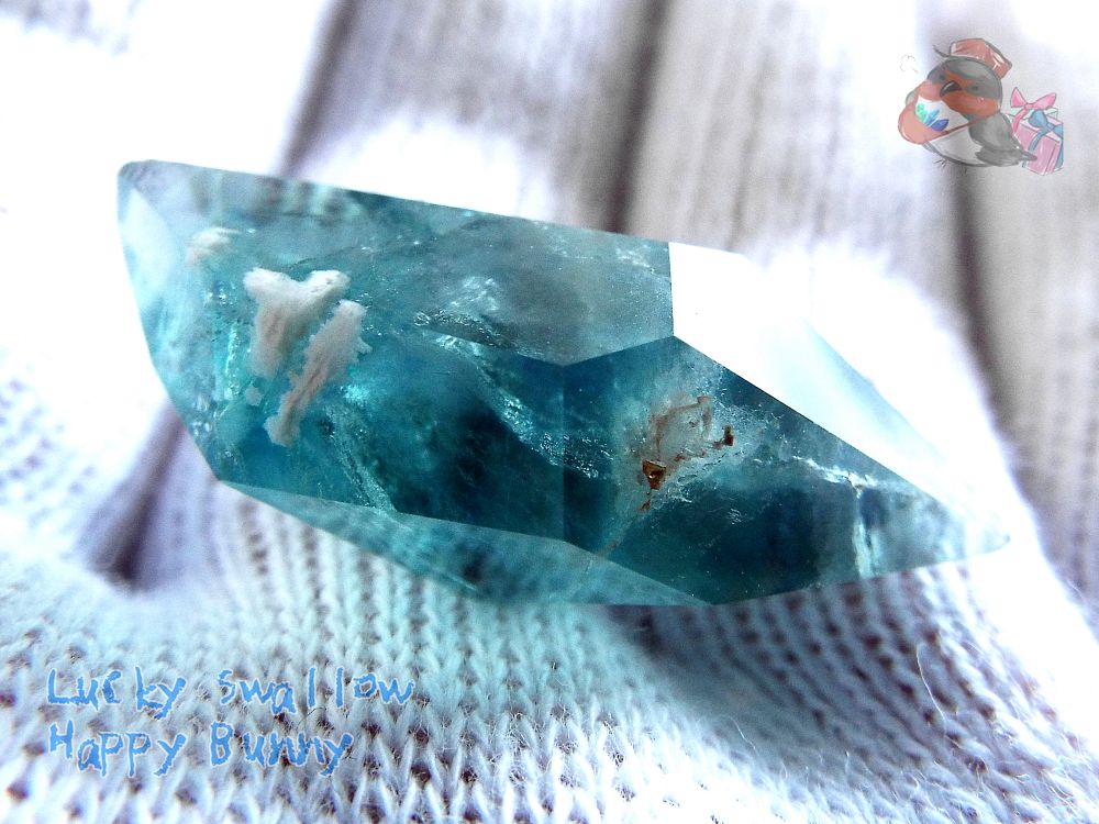 天然石 工房謹製 ブルーフローライト 別名：Fluorite フルオライト 螢 