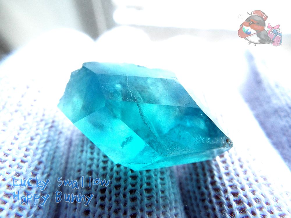 天然石 工房謹製 ブルーフローライト 別名：Fluorite フルオライト 螢 