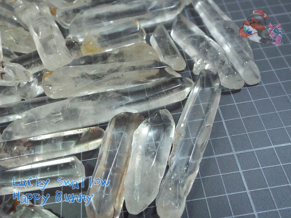 画像1: タンブル水晶氷柱 10ｇ♪さざれ石♪ (1)