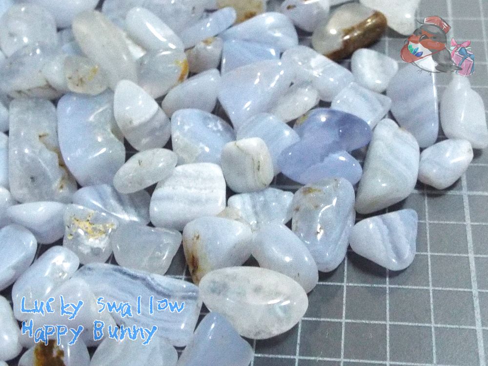 天然石 ブルーレースアゲート 10ｇ♪さざれ石♪ 鉱石・石類 小さなミネラルフェス♪ ブルーレースアゲート 10ｇ♪さざれ石♪